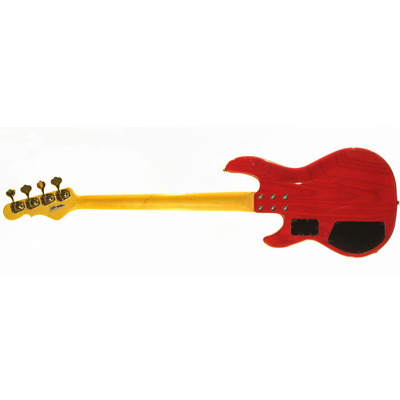 G&L MJ-4 (Clear Red, rosewood) №CLF067650. Made in USA - Бас гитара четырехструнная Изображение
