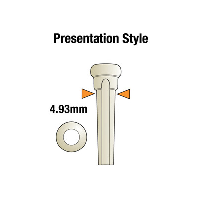 Набор колышков - GRAPH TECH PP-2044-00 TUSQ Bridge Pins 4mm Black / Mother-of-Pearl (6 Pcs) Изображение