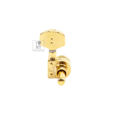 Колки для электрогитары GRAPH TECH PRL-8311-G0 Electric Locking 3+3 Contemporary Gold 2 Pin Изображение