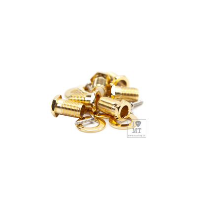 Колки для электрогитары GRAPH TECH PRL-8311-G0 Electric Locking 3+3 Contemporary Gold 2 Pin Изображение