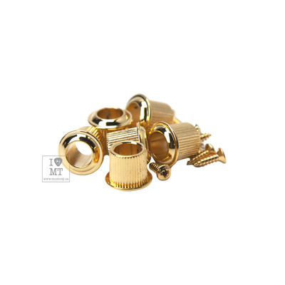 Колки для гитары GRAPH TECH PRN-3411-G0 Acoustic 3+3 Skeleton Button Gold Изображение