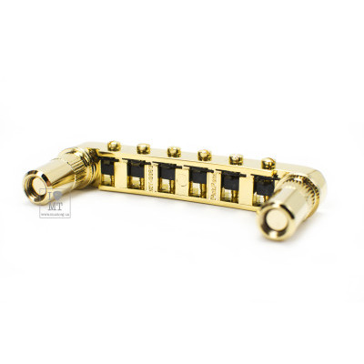 GRAPH TECH PS-8863-G0 String Saver Resomax NV2 Autolock Bridge 6mm-Gold Бридж Изображение