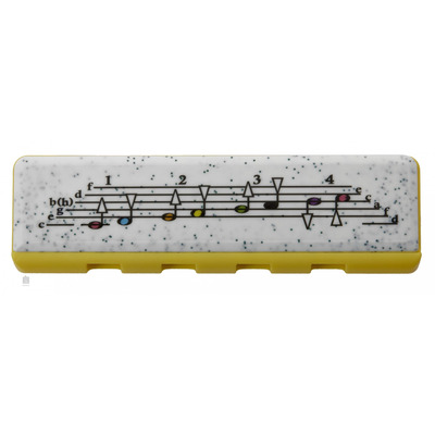 Губна гармошка Hohner M91312 Speedy Yellow/Green Зображення