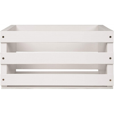 Ящик для хранения винила Crosley Record Storage Crate White Изображение