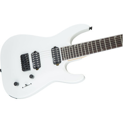 Електрогітара JACKSON JS32-7 DKA HT DINKY ARCH TOP AR SNOW WHITE Зображення