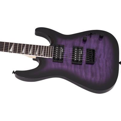 Електрогітара JACKSON JS32Q DKA DINKY ARCH TOP HT TRANSPARENT PURPLE BURST Зображення