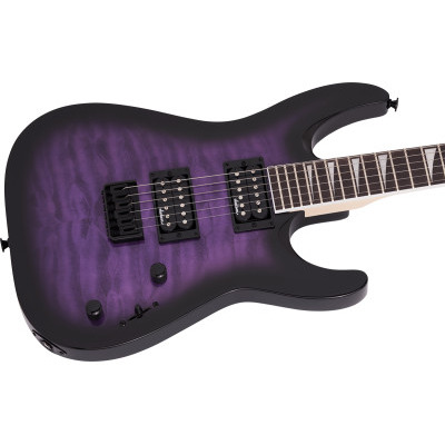 Електрогітара JACKSON JS32Q DKA DINKY ARCH TOP HT TRANSPARENT PURPLE BURST Зображення