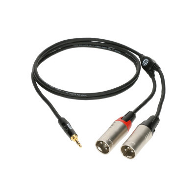 KLOTZ KY9-180 MINILINK PRO Y-CABEL 1.8 M BLACK Кабель коммутационный Изображение