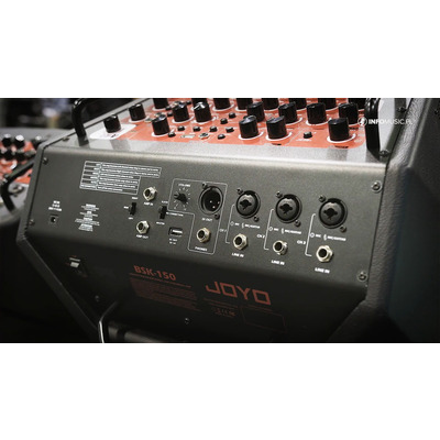 Комбопідсилювач багатофункціональний Joyo BSK-150 Blue Изображение