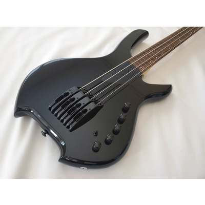 LIGHTWAVE SL- 4FL UltraBlack — чотириструнна безладова бас-гітара (оптичний звукознімач) Зображення