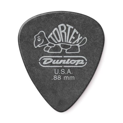 Медіатори Dunlop 488P.88 Tortex Pitch Black Standard (12 шт.) Изображение