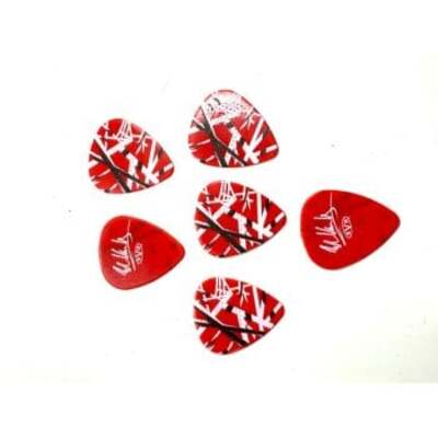 Медіатори Dunlop EVH FRANKENSTEIN PICK TIN (6шт.) Изображение