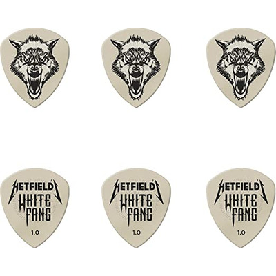 Медиаторы Dunlop ph122t1.0 James Hetfield White Fang Flow 1.0mm (6шт.) Изображение