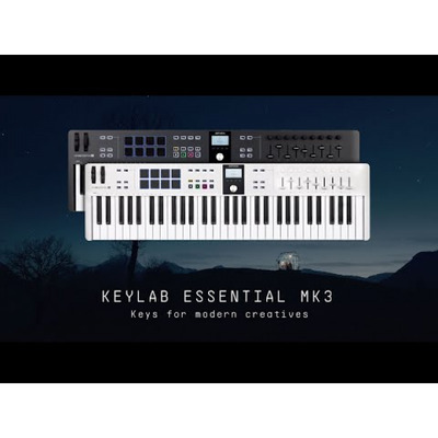 MIDI-клавіатура Arturia KeyLab Essential 49 mk3 White Зображення