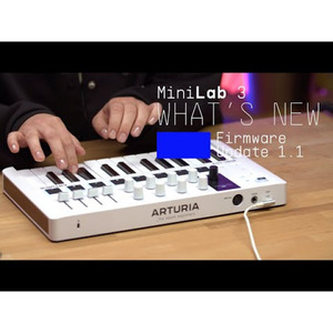 MIDI-клавиатура Arturia MiniLab 3 Alpine White Special Edition Изображение