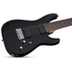 SCHECTER C-8 DELUXE SBK - Электрогитара левосторонняя восьмиструнная Изображение