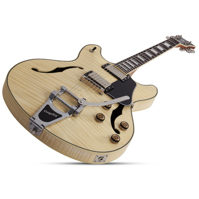 SCHECTER CORSAIR CUSTOM BB NATP - Напівакустична електрогітара Зображення