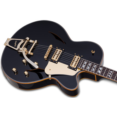 SCHECTER COUPE G.BLK - напівакустична електрогітара Зображення
