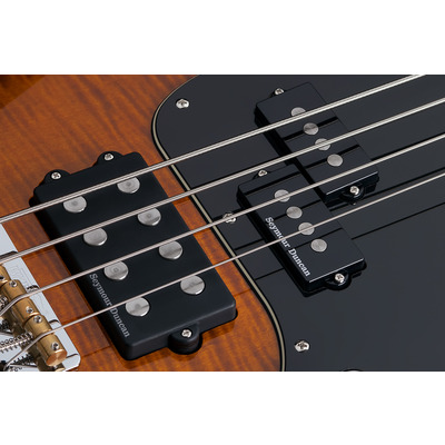 SCHECTER DIAMOND-P PLUS DVS - чотириструнна бас-гітара Зображення