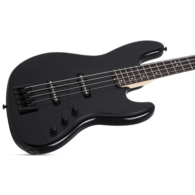 SCHECTER J-4 BLK - Бас гитара четырехструнная Изображение