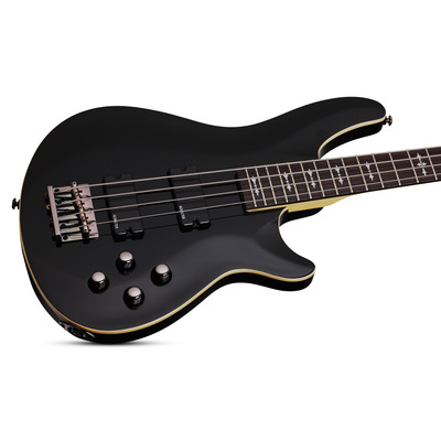 SCHECTER OMEN-4 BLK - чотириструнна бас-гітара Зображення