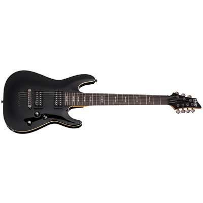 SCHECTER OMEN-7 BLK - Электрогитара семиструнная Изображение