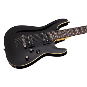 SCHECTER OMEN-7 BLK - Электрогитара семиструнная Изображение