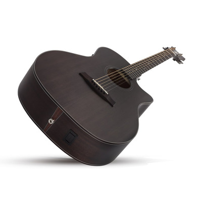 SCHECTER ORLEANS STUDIO AC SSTBLK - Акустична гітара з вирізом та підключенням Зображення