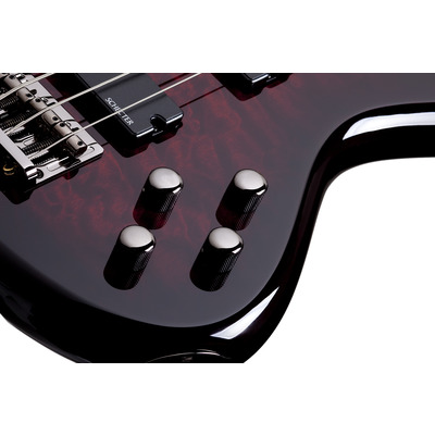SCHECTER STILETTO EXTREME-4 BCH - чотириструнна бас-гітара Зображення