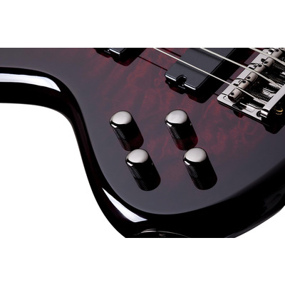 SCHECTER STILETTO EXTREME-4 BCH L/H - Бас гитара четырехструнная левосторонняя Изображение