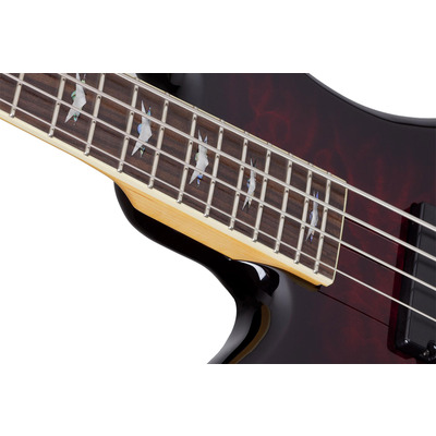 SCHECTER STILETTO EXTREME-4 BCH L/H - Бас гитара четырехструнная левосторонняя Изображение