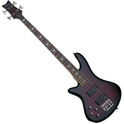 SCHECTER STILETTO EXTREME-4 BCH L/H - Бас гитара четырехструнная левосторонняя Изображение