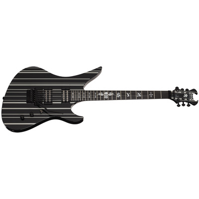 SCHECTER Synyster Gates Custom BLK/SIL - Электрогитара Изображение
