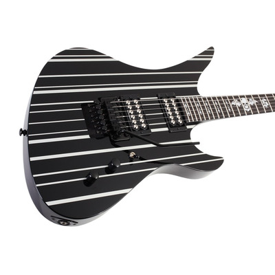 SCHECTER Synyster Gates Custom BLK/SIL - Электрогитара Изображение