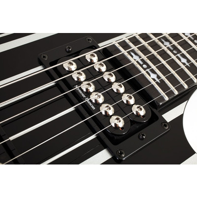 SCHECTER Synyster Gates Custom BLK/SIL - Электрогитара Изображение