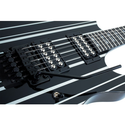 SCHECTER Synyster Gates Custom BLK/SIL - Электрогитара Изображение