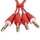 Коммутационный кабель UDG Set Jack-Jack Red 3m (U97004RD) Изображение