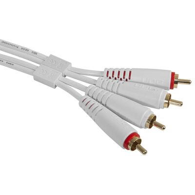 Комутаційний кабель UDG Set RCA - RCA White 1,5m (U97001WH) Зображення