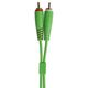 Кабель коммутационный UDG Set RCA Straight-RCA Angled Green 3m (U97005GR) Изображение