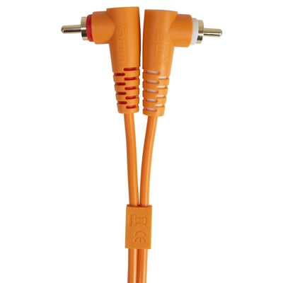 Кабель коммутационный UDG Set RCA Straight-RCA Angled Orange 3m (U97005OR) Изображение