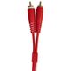 Кабель комутаційний UDG Set RCA Straight-RCA Angled Red 3m (U97005RD) Зображення