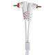 Кабель коммутационный UDG Set RCA Straight-RCA Angled White 3m (U97005WH) Изображение