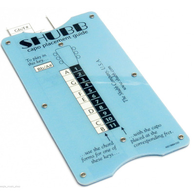 Кишеньковий транспонатор та посібник з розташування каподастру - SHUBB GT10 (TG1) - Зображення