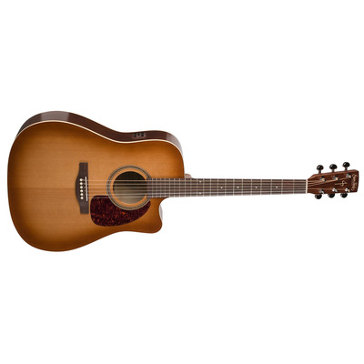 Simon&Patrick 033775 - CW GT Vintage Burst Cedar EQ with Bag (Made in Canada) - Акустична гітара з вирізом і підключенням Зображення