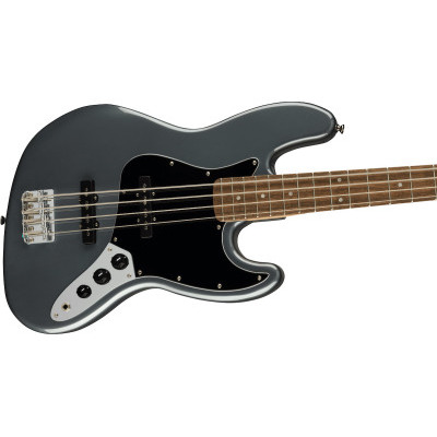 Бас-гитара SQUIER by FENDER AFFINITY SERIES JAZZ BASS LR CHARCOAL FROST METALLIC Изображение