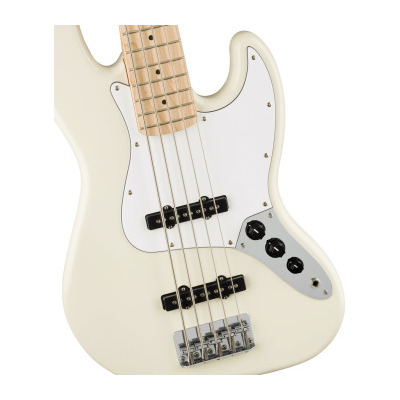 Бас-гітара SQUIER by FENDER AFFINITY SERIES JAZZ BASS V MN OLYMPIC WHITE Зображення
