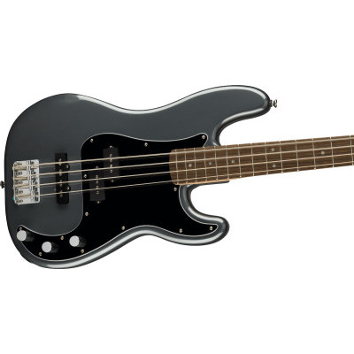 Бас-гитара SQUIER by FENDER AFFINITY SERIES PRECISION BASS PJ LR CHARCOAL FROST METALLIC Изображение