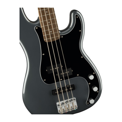 Бас-гитара SQUIER by FENDER AFFINITY SERIES PRECISION BASS PJ LR CHARCOAL FROST METALLIC Изображение