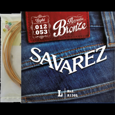 Струны для акустической гитары Savarez A130L Изображение