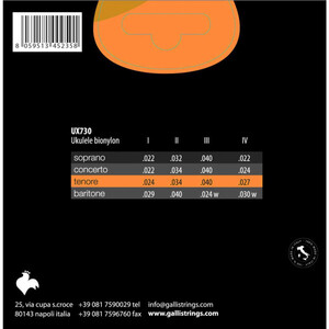Струни для укулеле Gallistrings UX730 Зображення